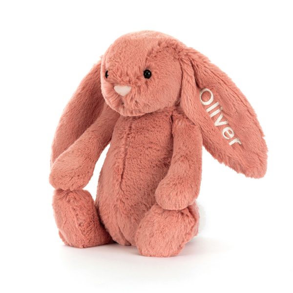 Personalized Bashful Sorrel Bunny Medium